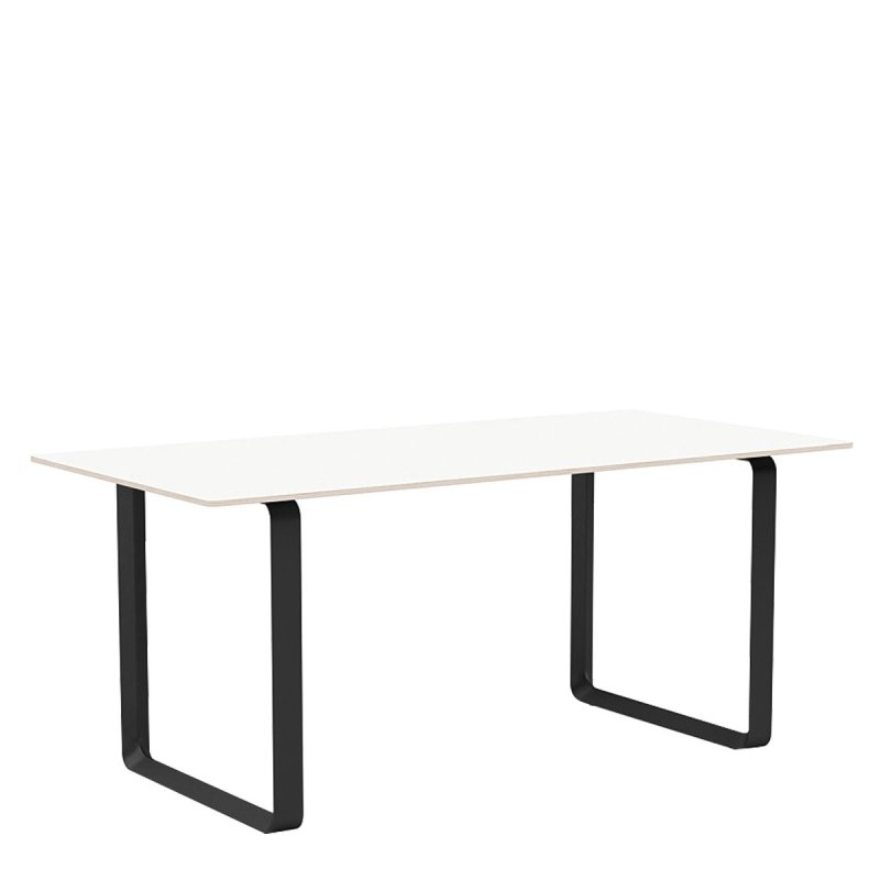 70/70 - 170 x 85 cm. - Muuto Zwart Hout
