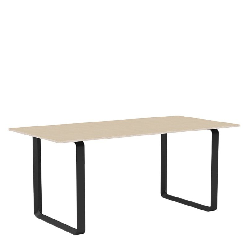 70/70 - 170 x 85 cm. - Muuto Zwart Hout