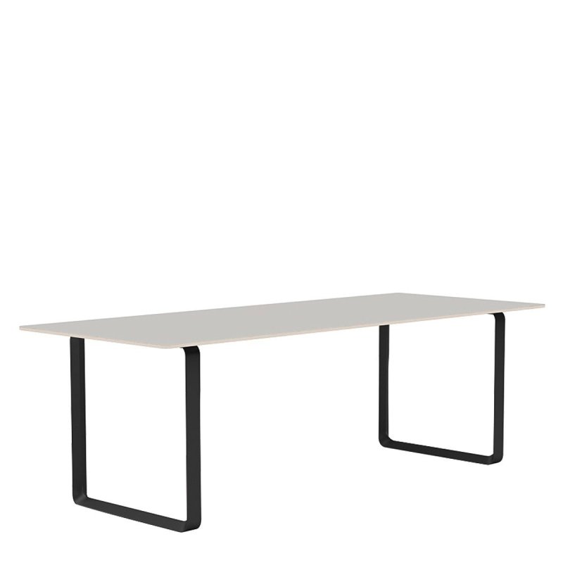 70/70 - 225 x 90 cm. - Muuto Zwart Hout