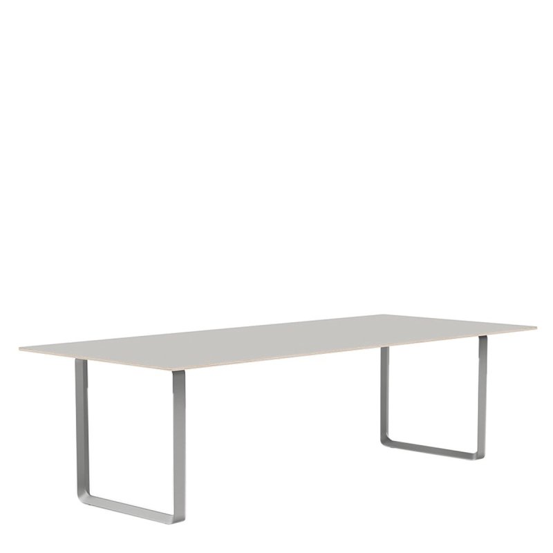 70/70 - 255 x 108 cm. - Muuto Grijs Hout