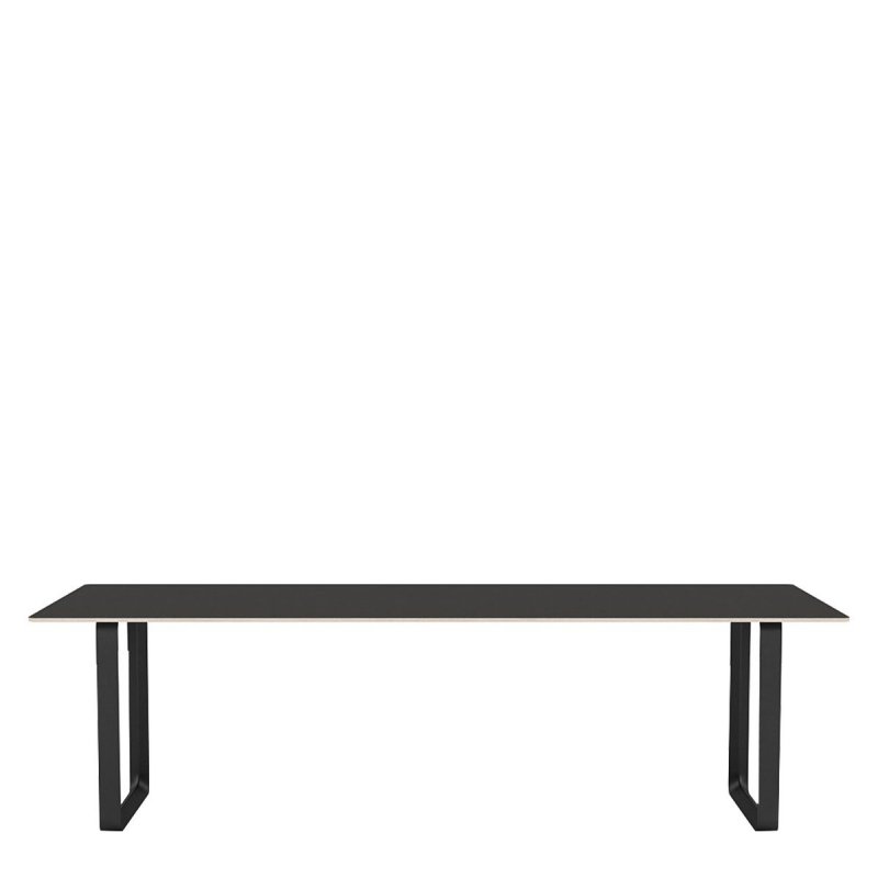 70/70 - 255 x 108 cm. - Muuto Zwart Hout