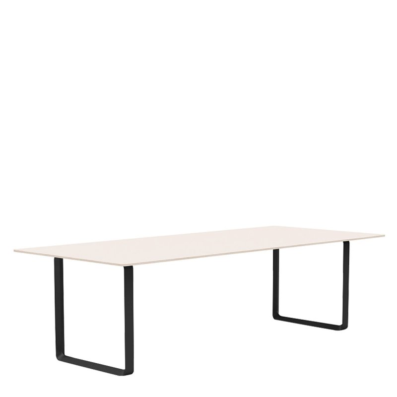 70/70 - 255 x 108 cm. - Muuto Zwart Hout