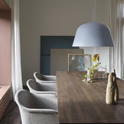 70/70 Eettafel Gerookt Massief Eiken