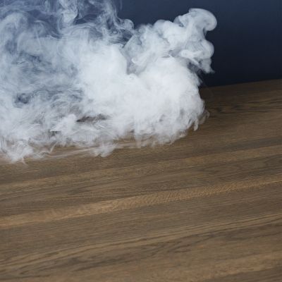 70/70 Eettafel Gerookt Massief Eiken