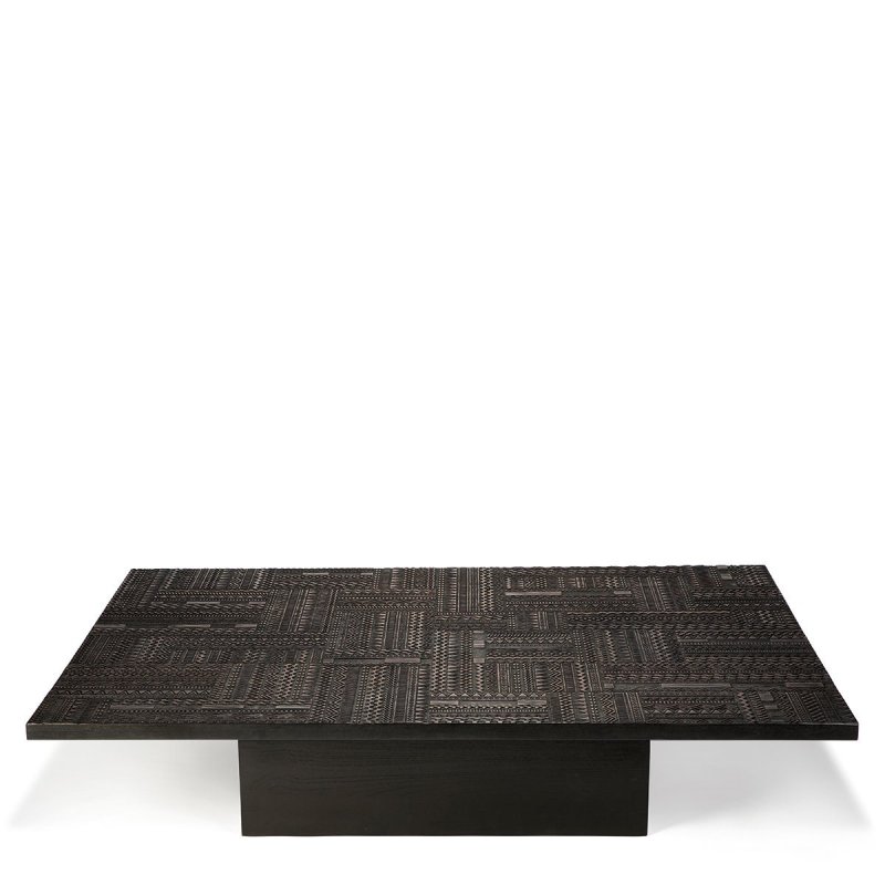 Ancestors Tabwa Block Salontafel - Ethnicraft Zwart Hout