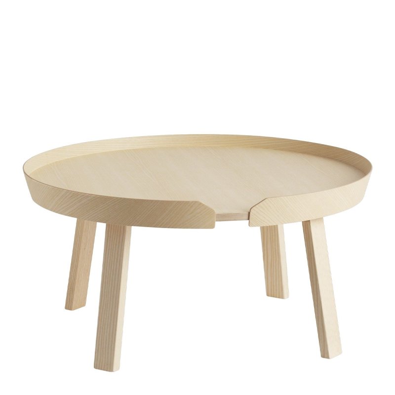 Around Table - Muuto Creme Hout