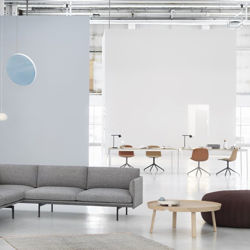 Around Tafel XL - Muuto Creme Hout