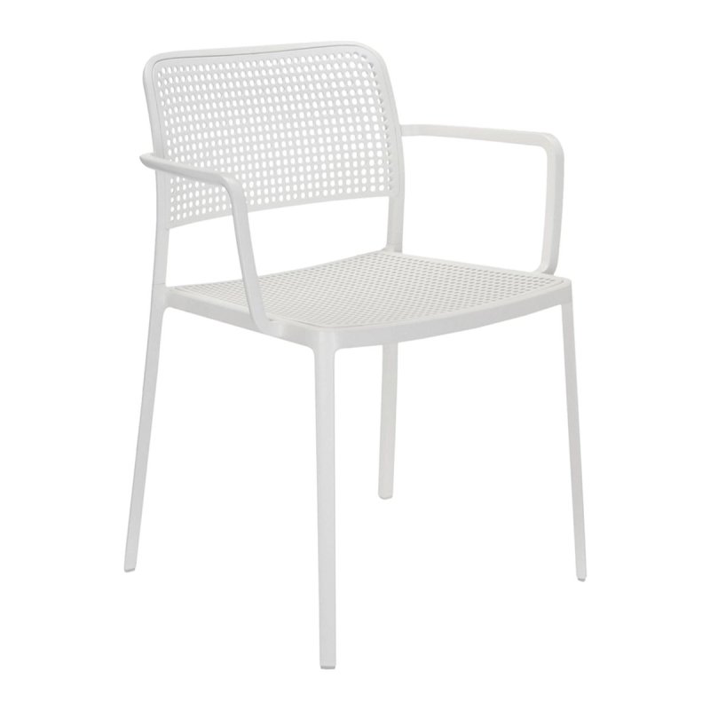 Audrey Armstoel - Kartell Wit Kunststof