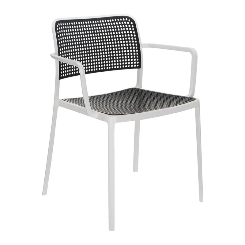 Audrey Armstoel - Kartell Wit Kunststof