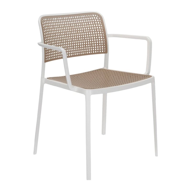 Audrey Armstoel - Kartell Wit Kunststof