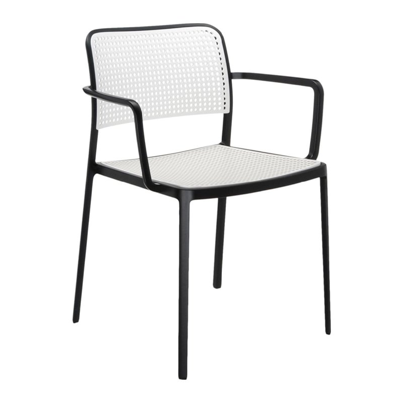 Audrey Armstoel - Kartell Zwart Kunststof