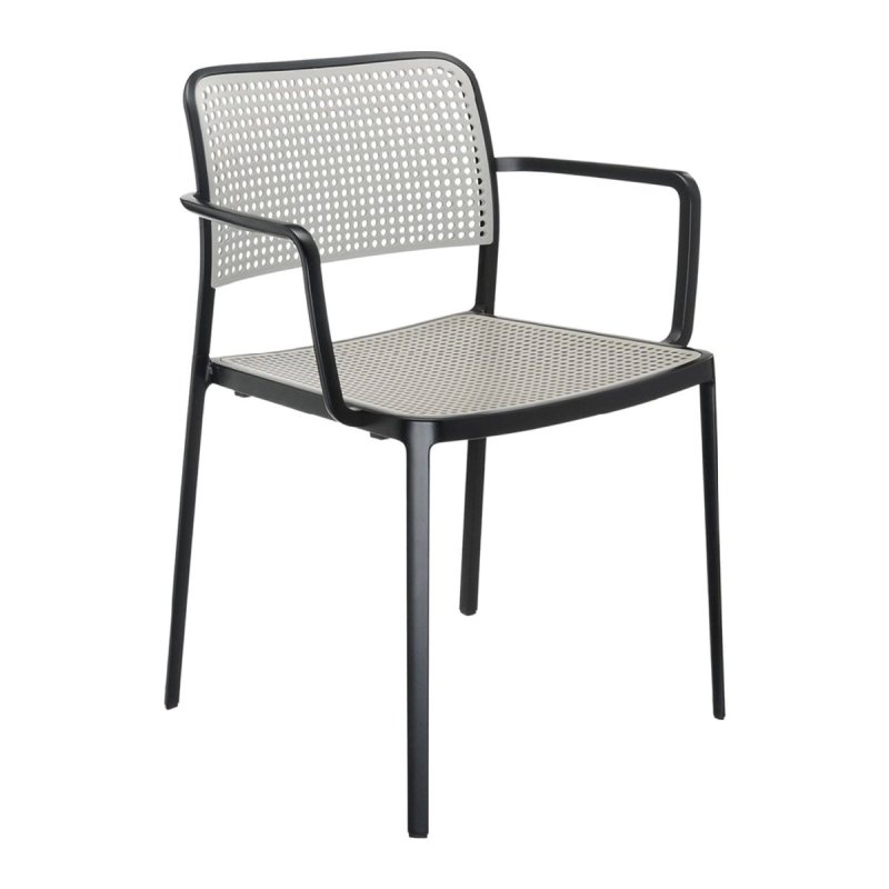 Audrey Armstoel - Kartell Zwart Kunststof