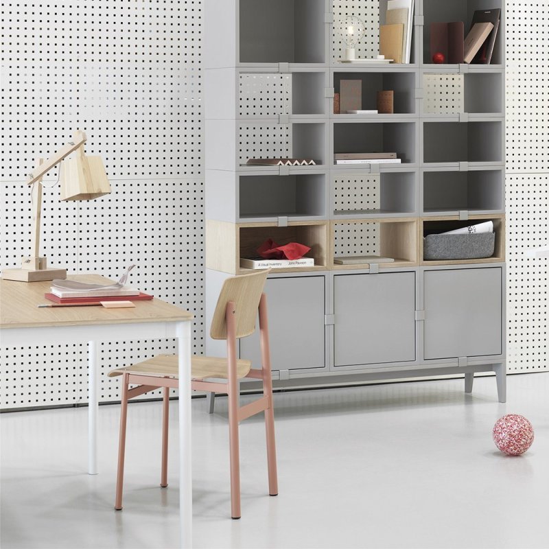 Base Eiken/Wit - Muuto Wit Hout