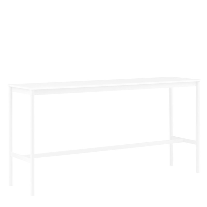 Base High Laminate/ABS - Muuto Wit Metaal
