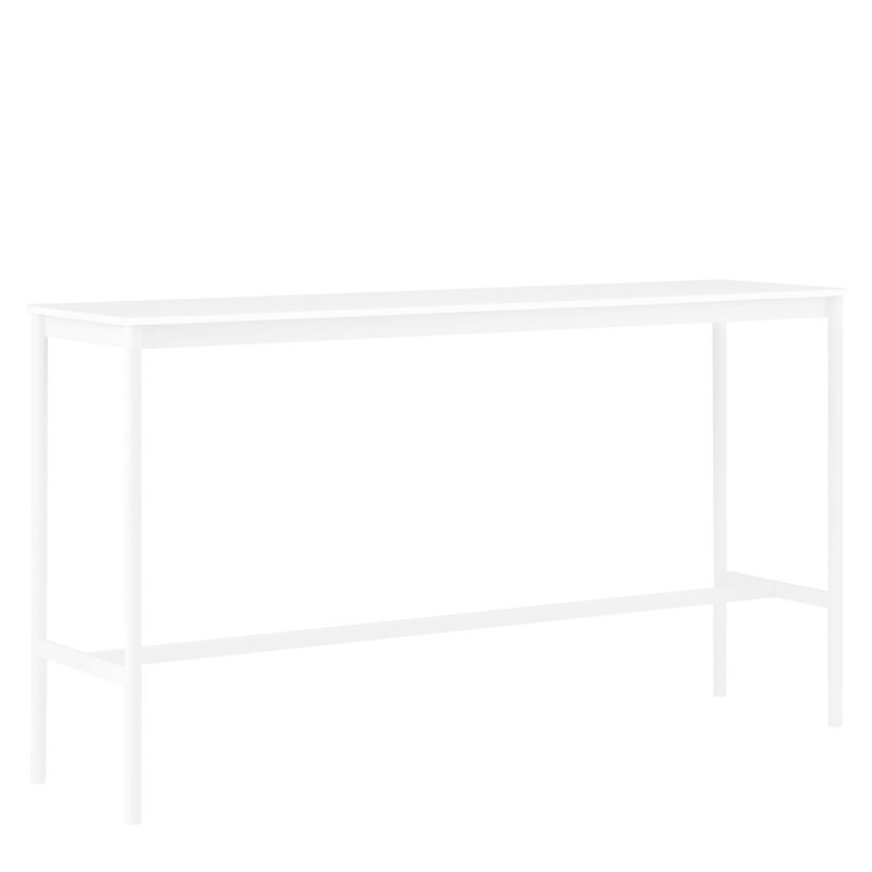 Base High Laminate/ABS - Muuto Wit Metaal