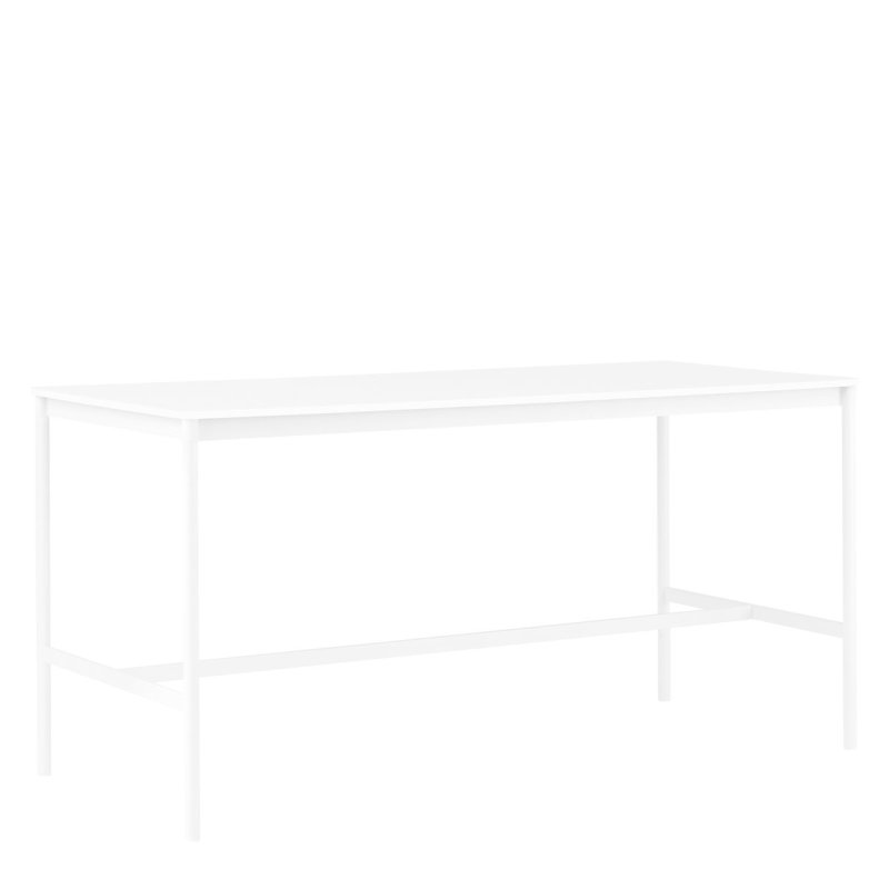 Base High Laminate/ABS - Muuto Wit Metaal