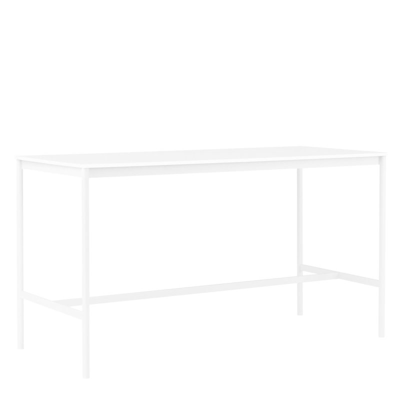 Base High Laminate/ABS - Muuto Wit Metaal