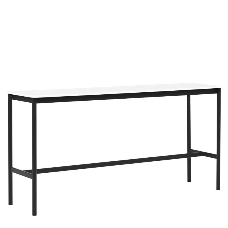 Base High Laminate/ABS - Muuto Zwart - Wit