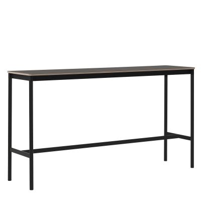 Base High Zwart Linoleum / Plywood - Muuto Zwart Hout