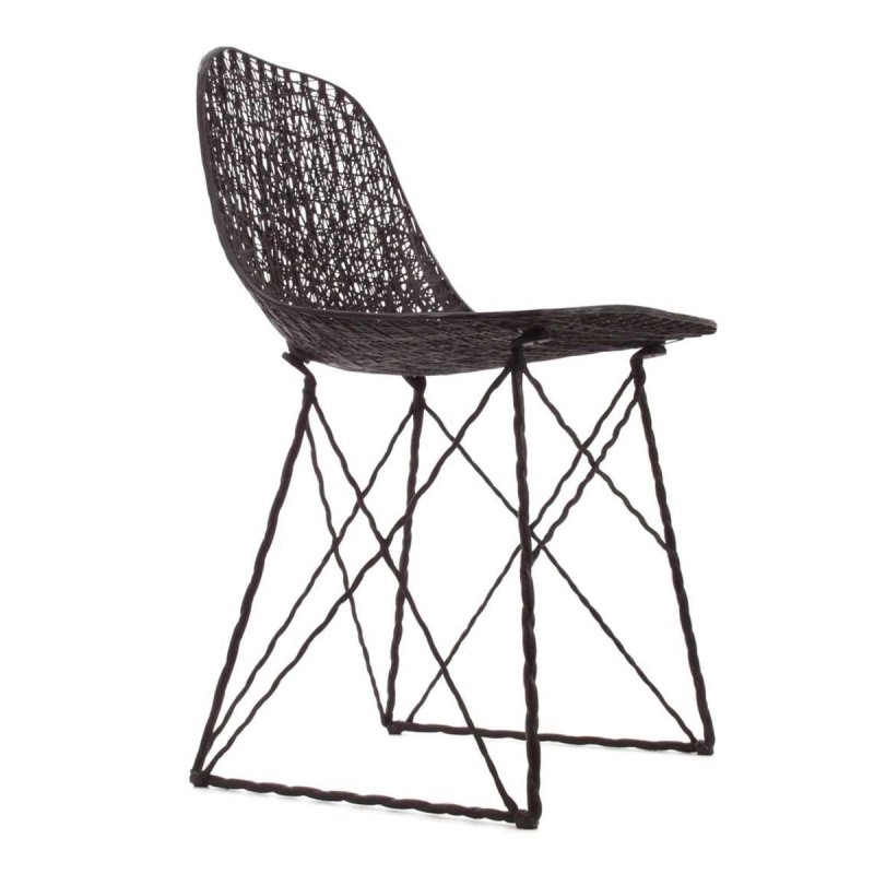 Carbon Stoel - Moooi Zwart Kunststof