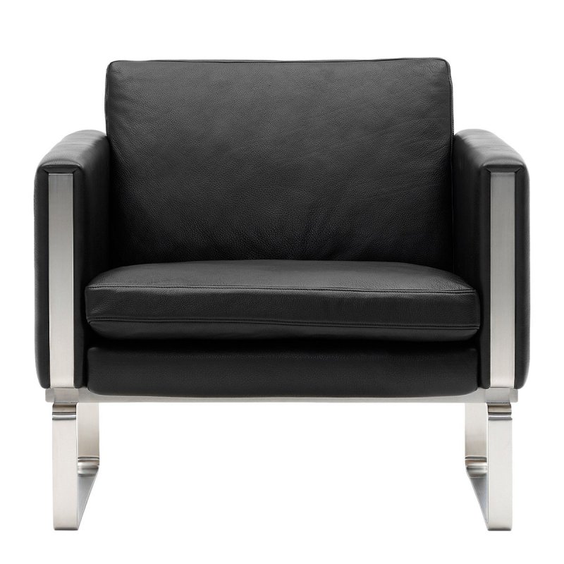 CH101 Fauteuil - Carl Hansen Zwart Leder