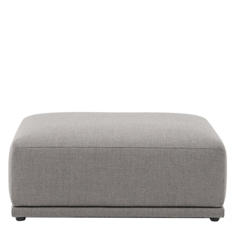 Connect Soft Ottoman - Muuto Grijs Stof