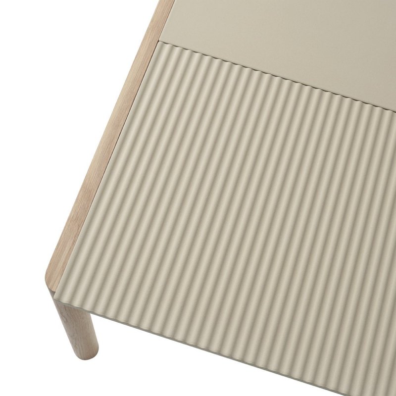 Couple Salontafel L - Muuto Bruin Steen