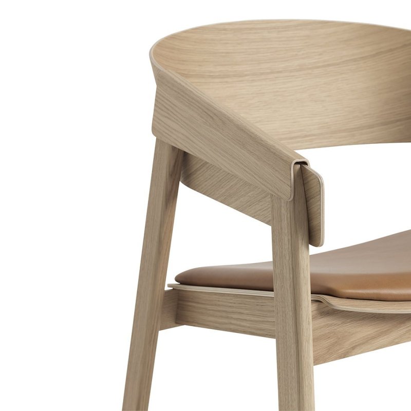 Cover Fauteuil - Muuto Bruin Hout