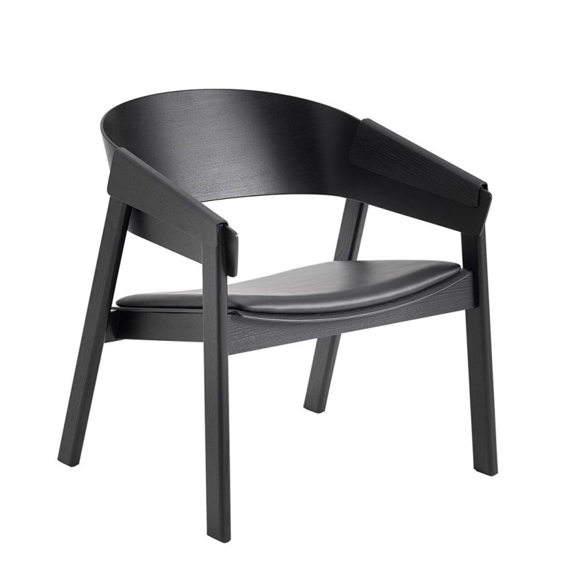 Cover Fauteuil - Muuto Zwart Hout