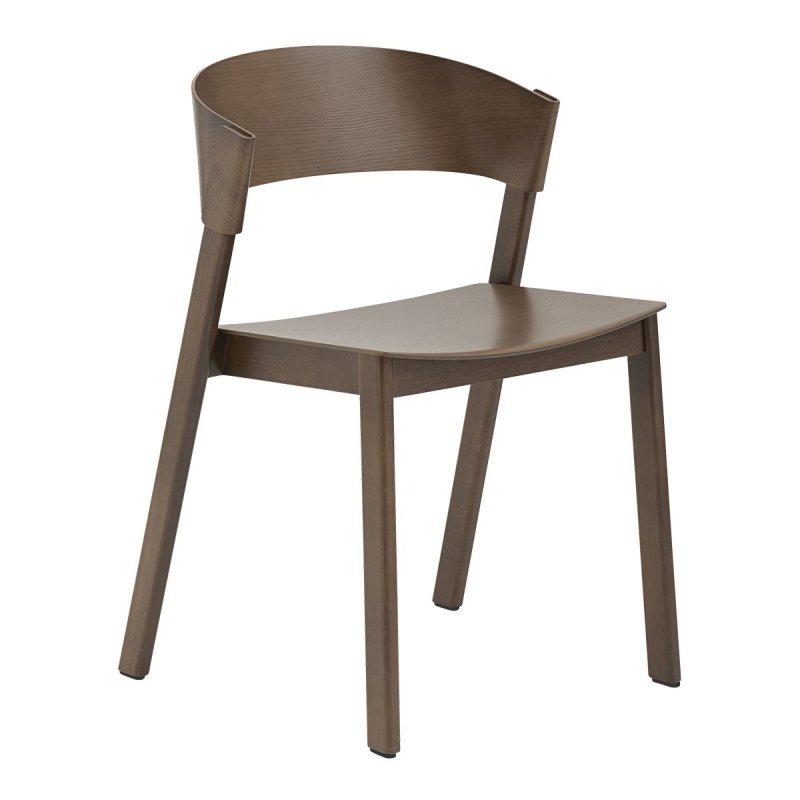 Cover Side Chair - Donkerbruin Gebeitst - Muuto Bruin Hout