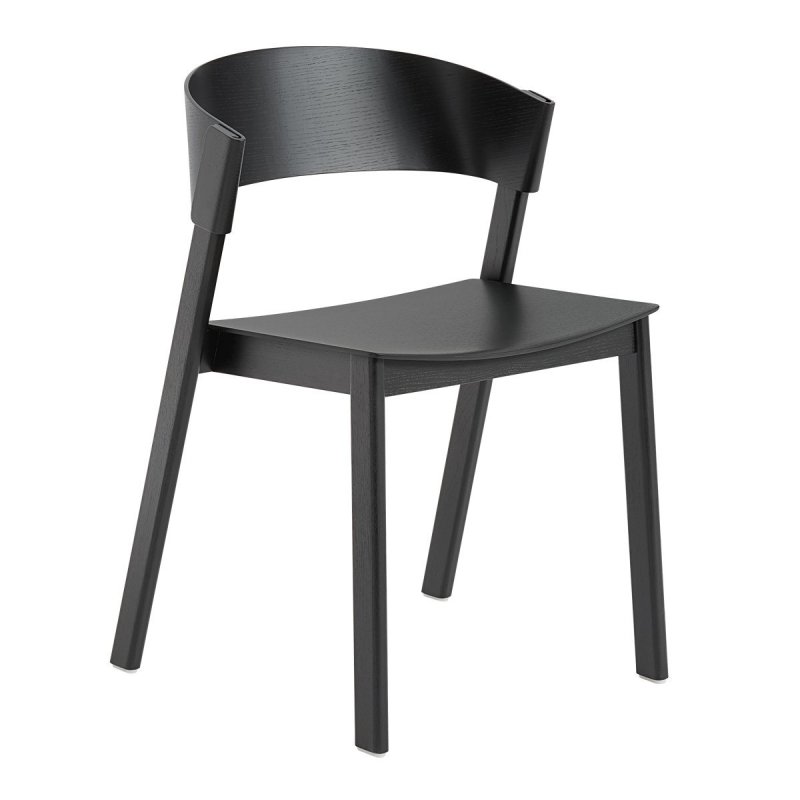 Cover Side Chair - Zwart - Muuto Zwart Hout