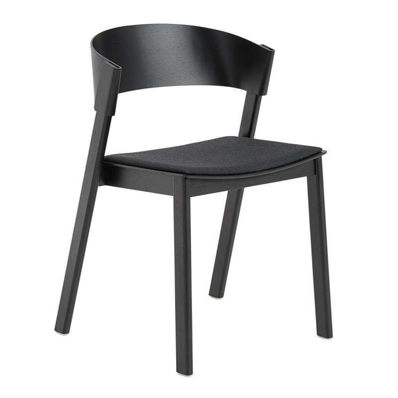 Cover Side Chair - Zwart - Muuto Zwart Hout