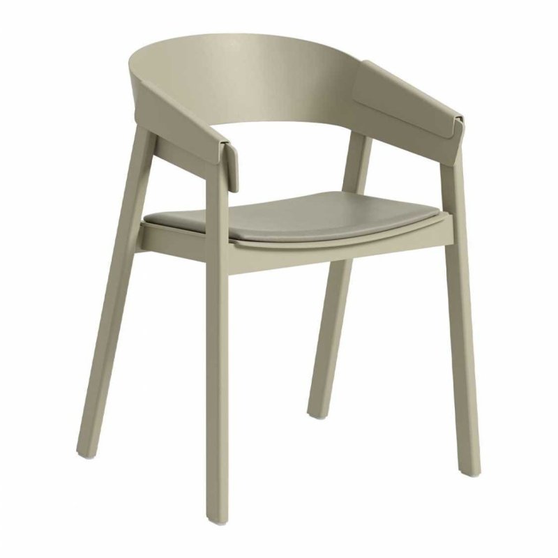 Cover Stoel - donker beige - Muuto Creme Hout