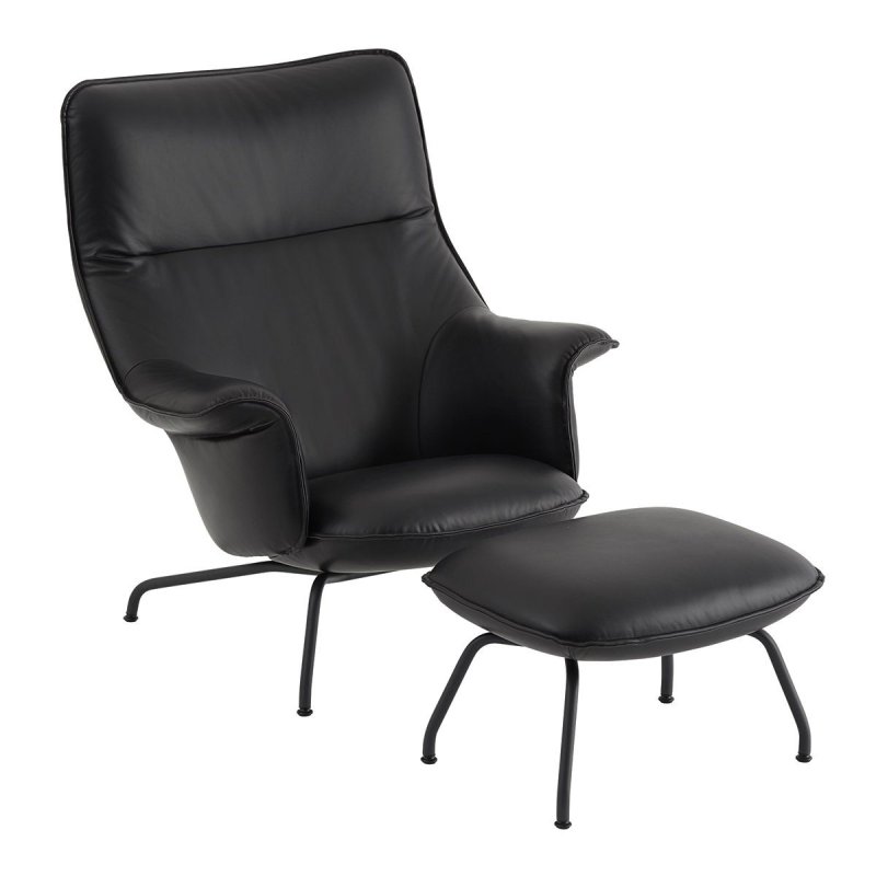 Doze - Refine Leder Zwart - Muuto Zwart Leder