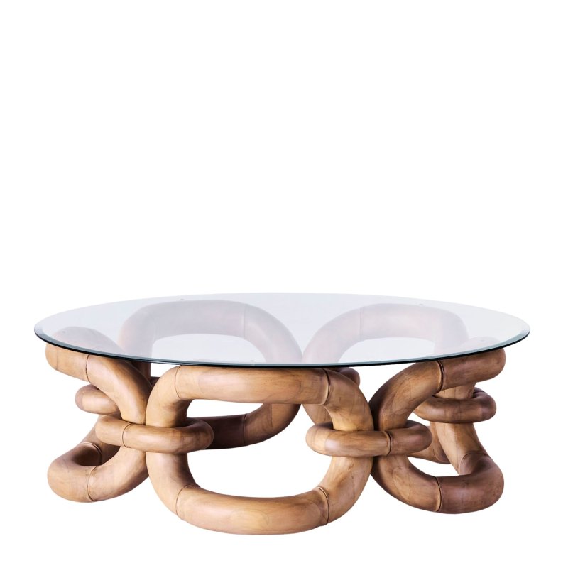 Dusty Deco - Bamboo Bracelet Salontafel - Dusty Deco Bruin