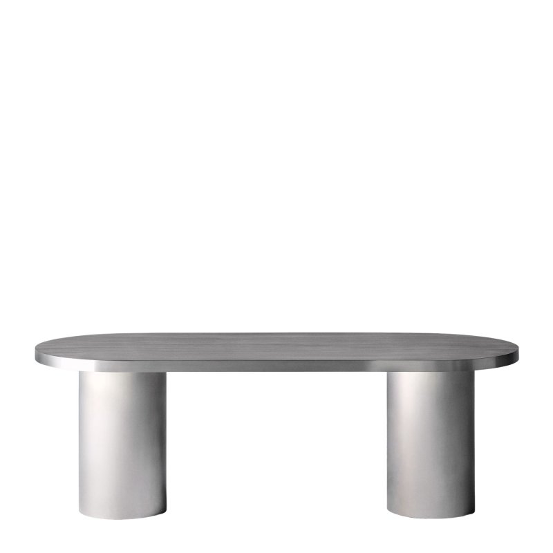 Dusty Deco - Cufflink Oval Eettafel - Dusty Deco Zilver