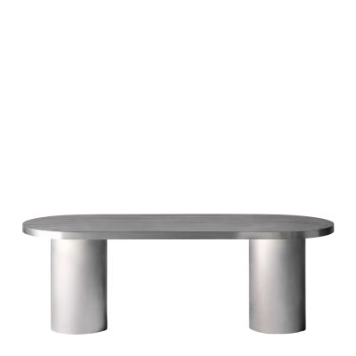 Dusty Deco - Cufflink Oval Eettafel - Dusty Deco Zilver