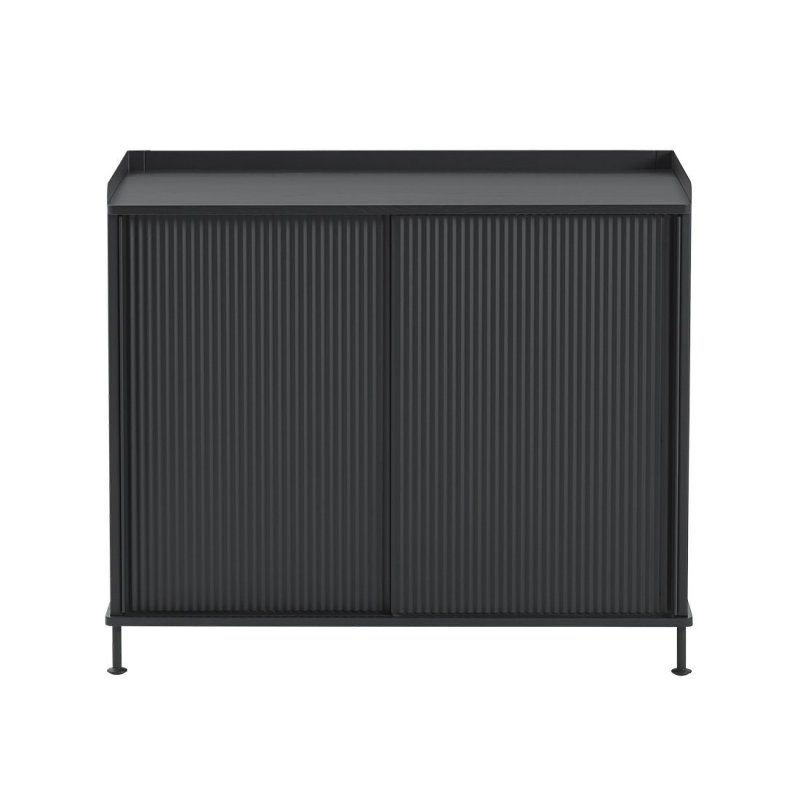 Enfold Dressoir Tall - Muuto Zwart Metaal