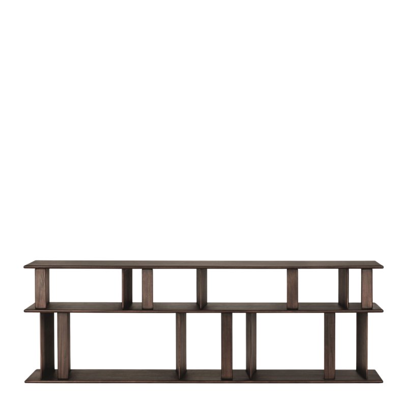 Ethnicraft - Block Sofa Console Varnished Mahogany - Espresso Matte