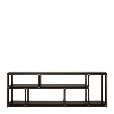 Ethnicraft - Eda Rack Mahogany Rose Brown b. 211 - l. 40 - h. 72 cm. - Ethnicraft Bruin Hout