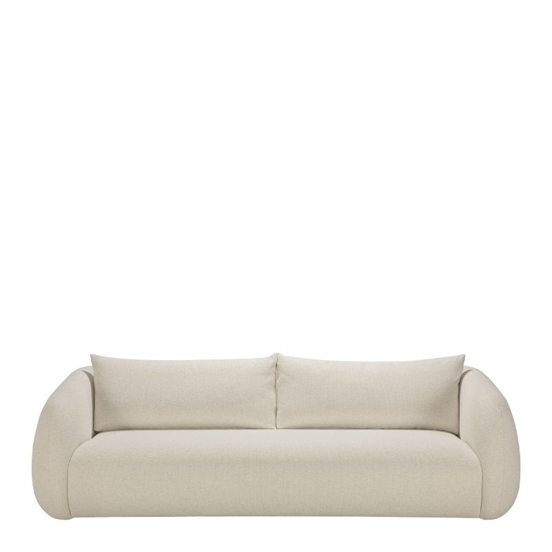 Ethnicraft - Figur 3-zits Bank Chalk Fabric