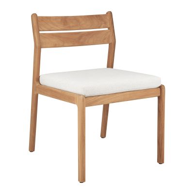 Ethnicraft Jack Outdoor Stoel Teak Off White Kussen