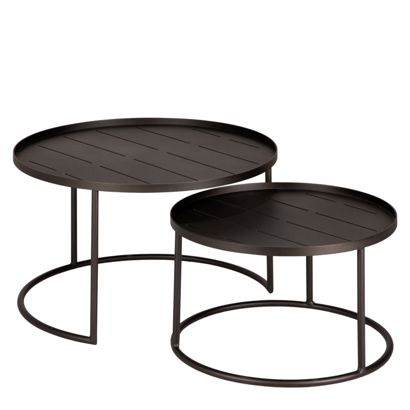 Ethnicraft - Outdoor Tray Coffee Table Set