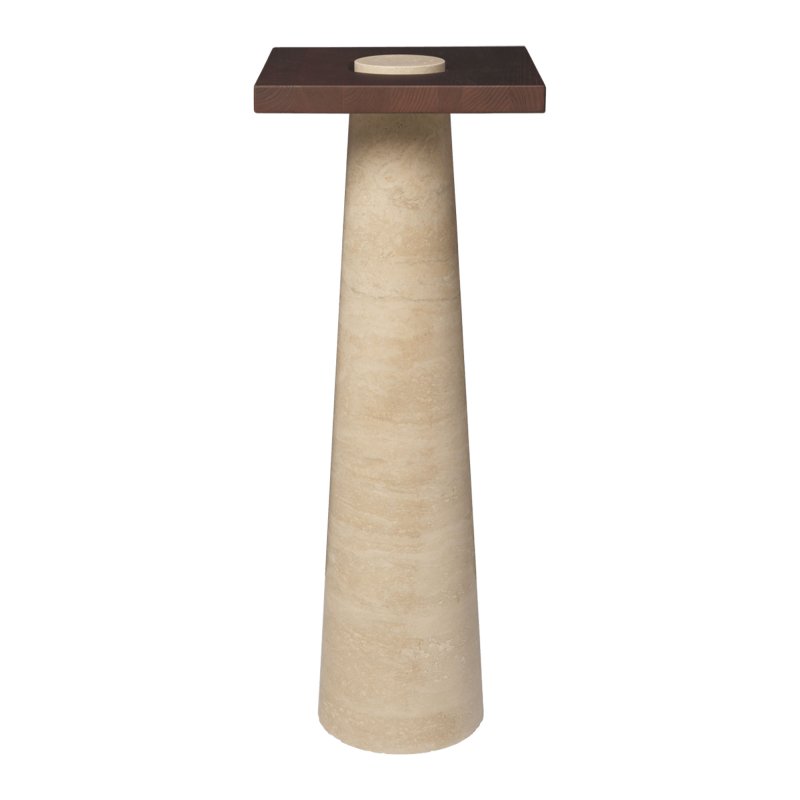 Ferm Living - Grova Pedestal Travertine