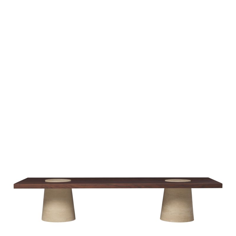 Ferm Living - Grova Salontafel Travertine