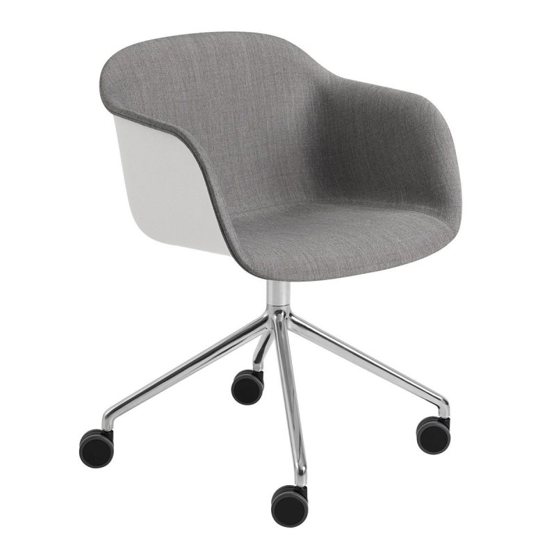 Fiber Armchair - Front Upholstered