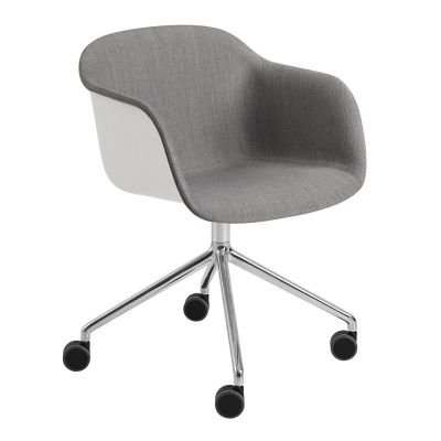 Fiber Armchair - Front Upholstered