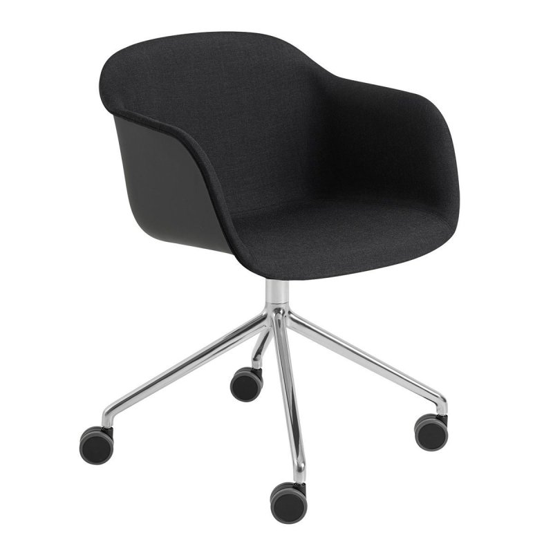 Fiber Armchair - Front Upholstered