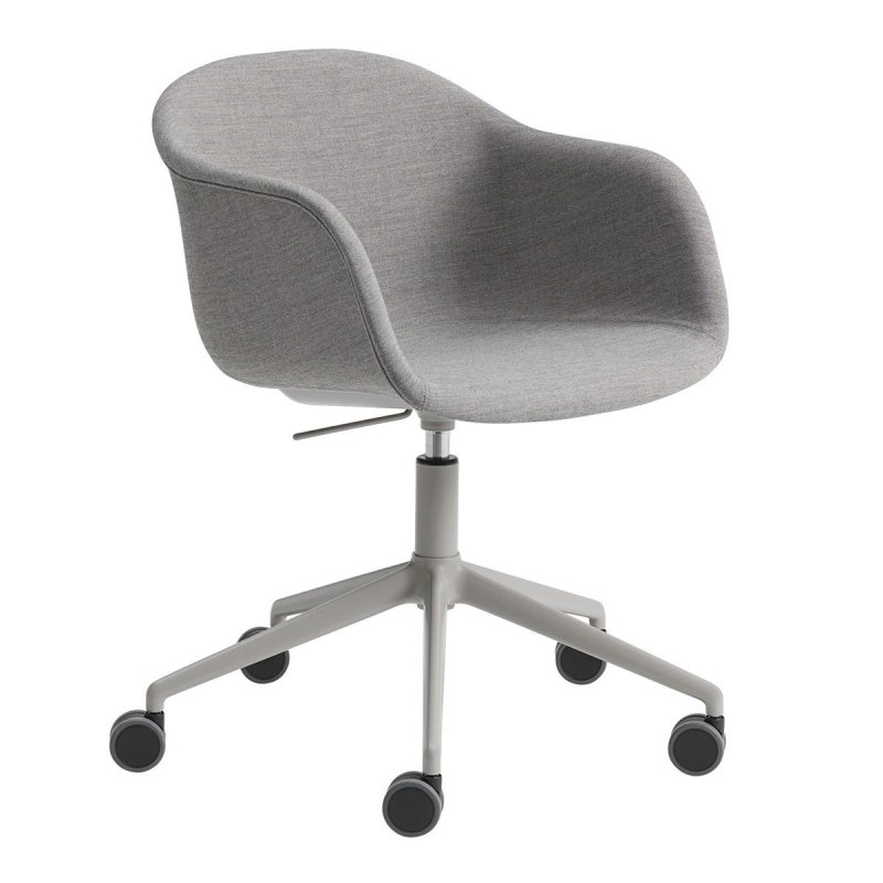 Fiber Armchair - Muuto Grijs Stof