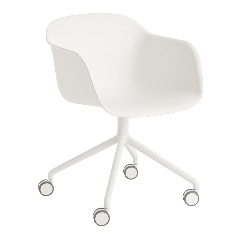 Fiber Armchair - Muuto Wit Kunststof